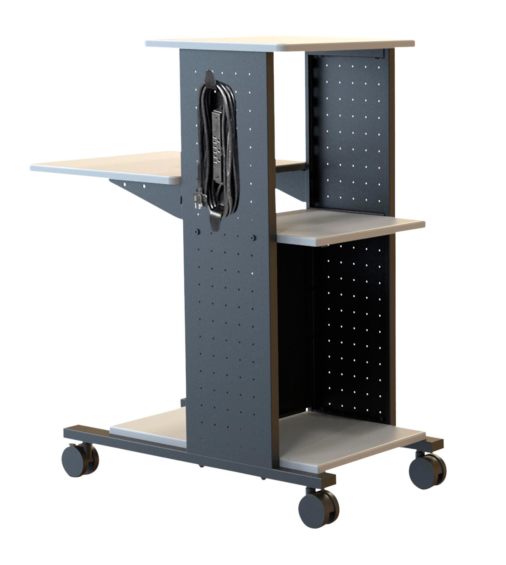 Mobile Presentation Station with Electricity, 18 x 34-1/4 x 40 Inches 1137494